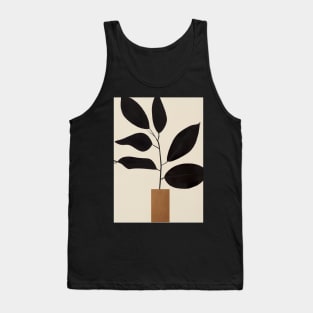 Minimalistic Plant in Pot Tank Top